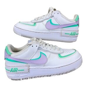 Nike Air Force 1 Shoes Sneakers Shadow Infinite Lilac Women Size 8.5 CU8591-103